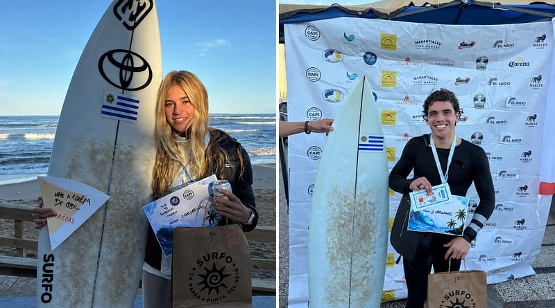 Campeones surf uruguayos